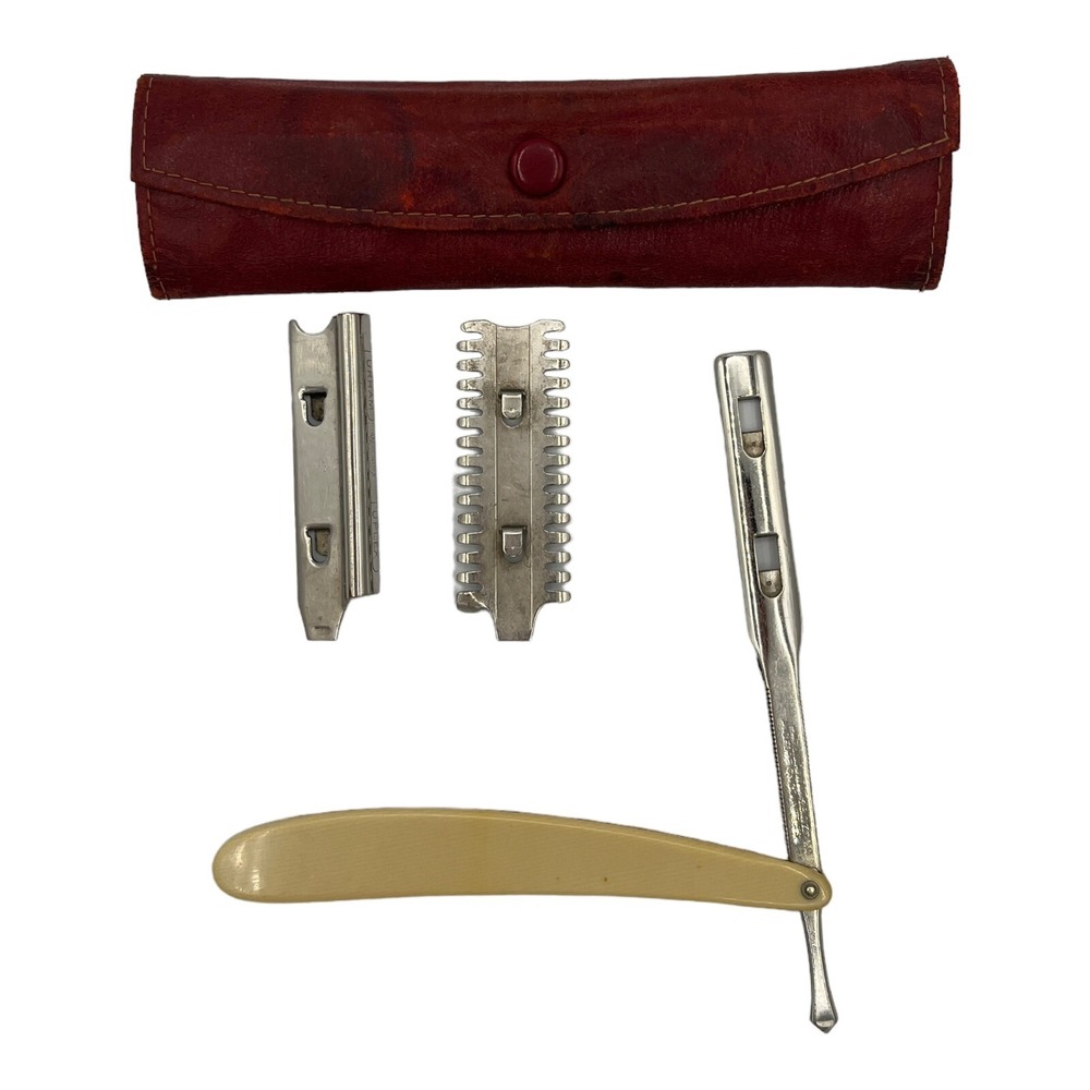Vintage Durham Duplex Razor Co Made in USA‎ With Attachment In Original Case